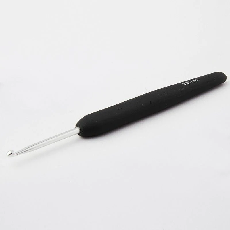 Virkkuukoukku ergonomisella kahvalla - Teräs - Image 3
