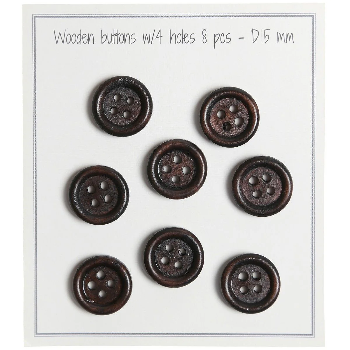 Puunapit - Round Groove - Tummat - 8 kp