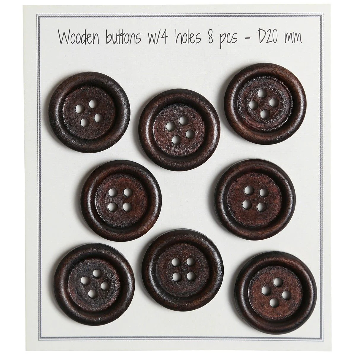 Puunapit - Round Groove - Tummat - 8 kp - Image 2
