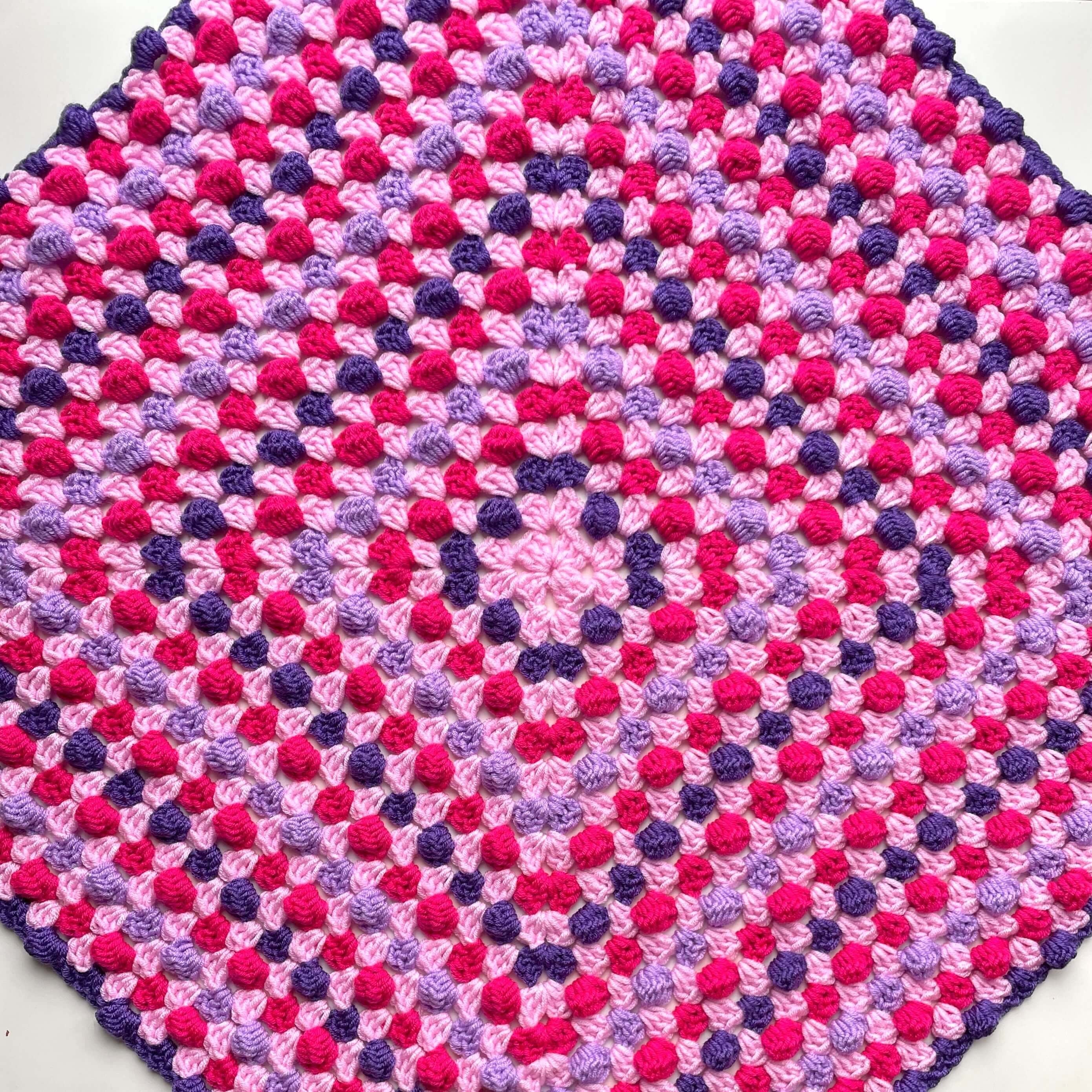 Bella’s Bobble Granny Square - Blanket - Image 3