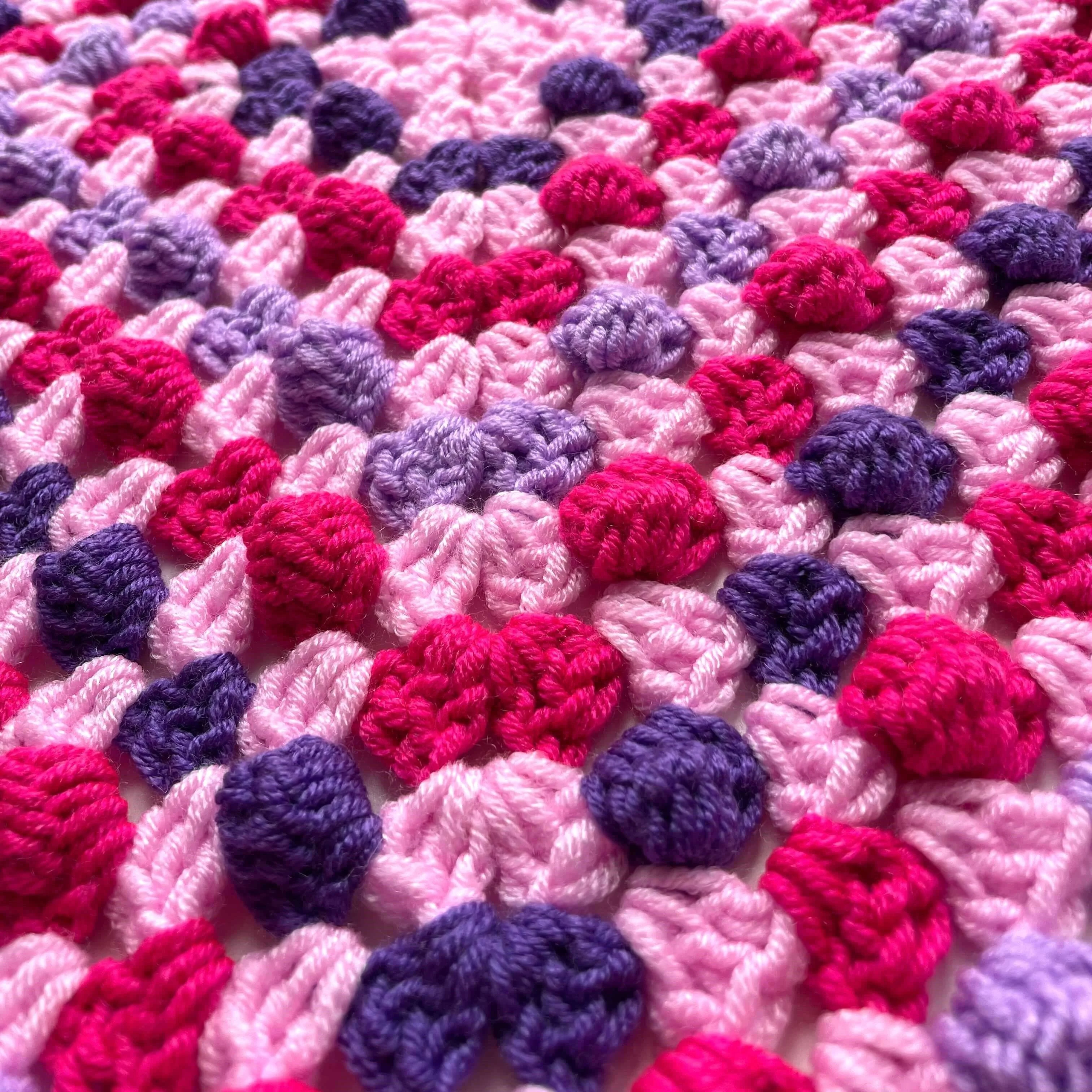 Bella’s Bobble Granny Square - Blanket - Image 5