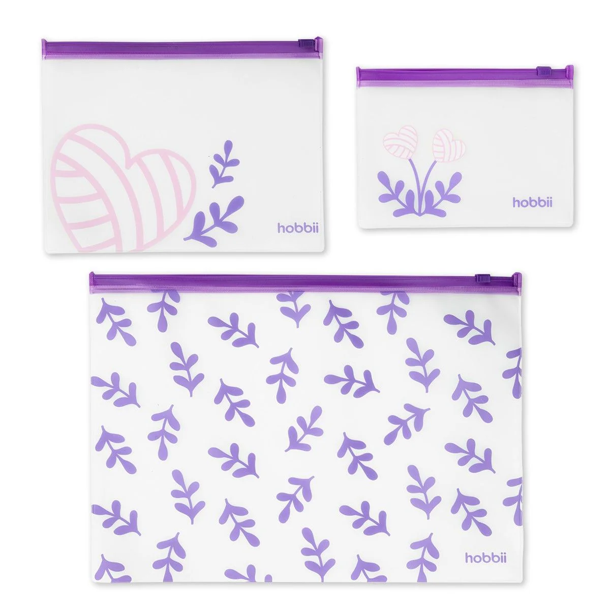Setti Ziplock-säilytyspusseja