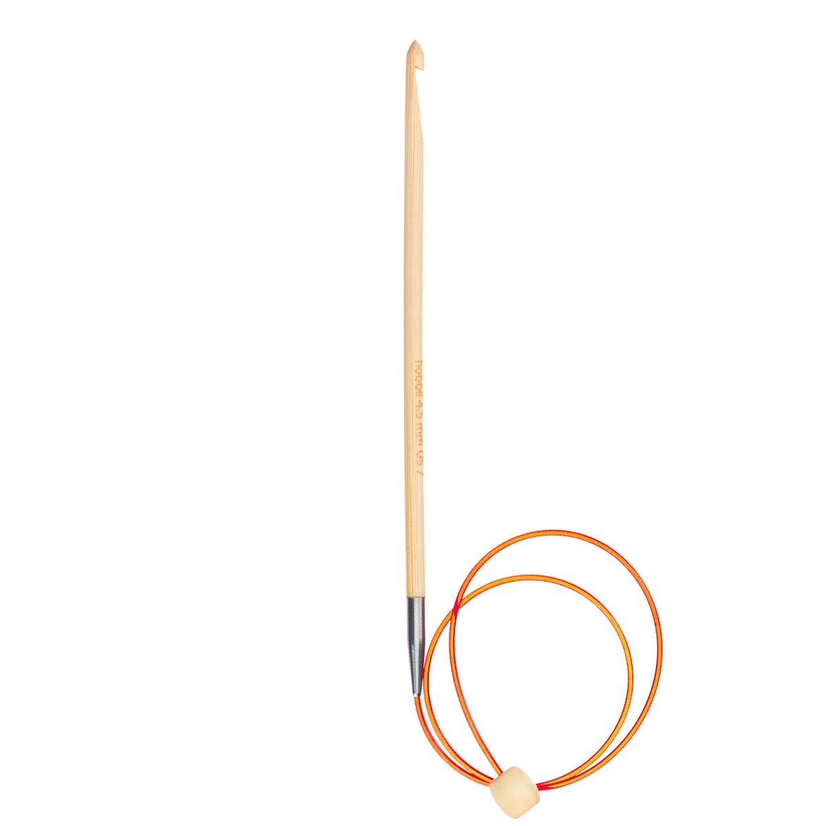 Bambus Tunisialainen Virkkuukoukku Kaapelilla - 50 cm - Image 8