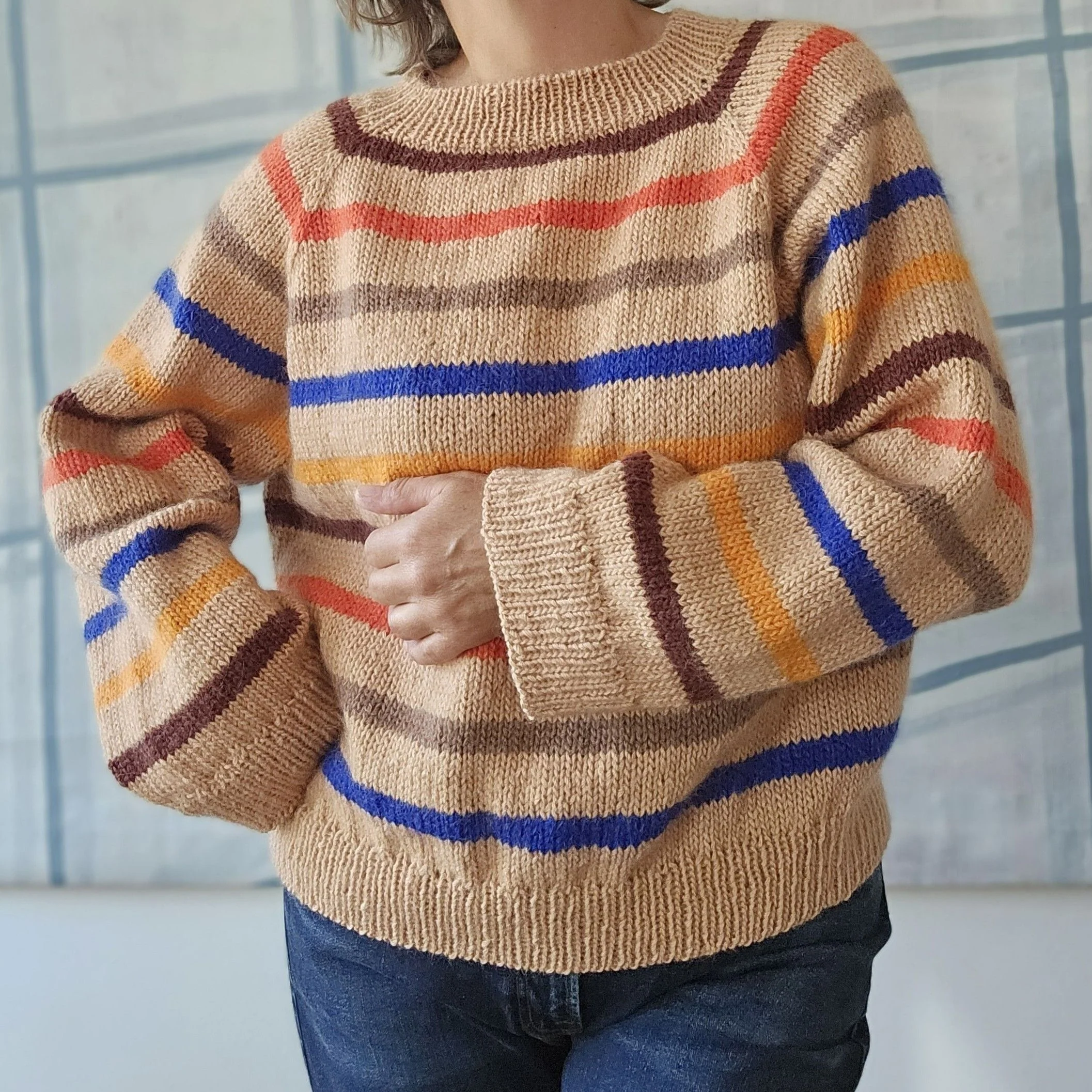 Vandrette Linjer – Sweater - Image 3