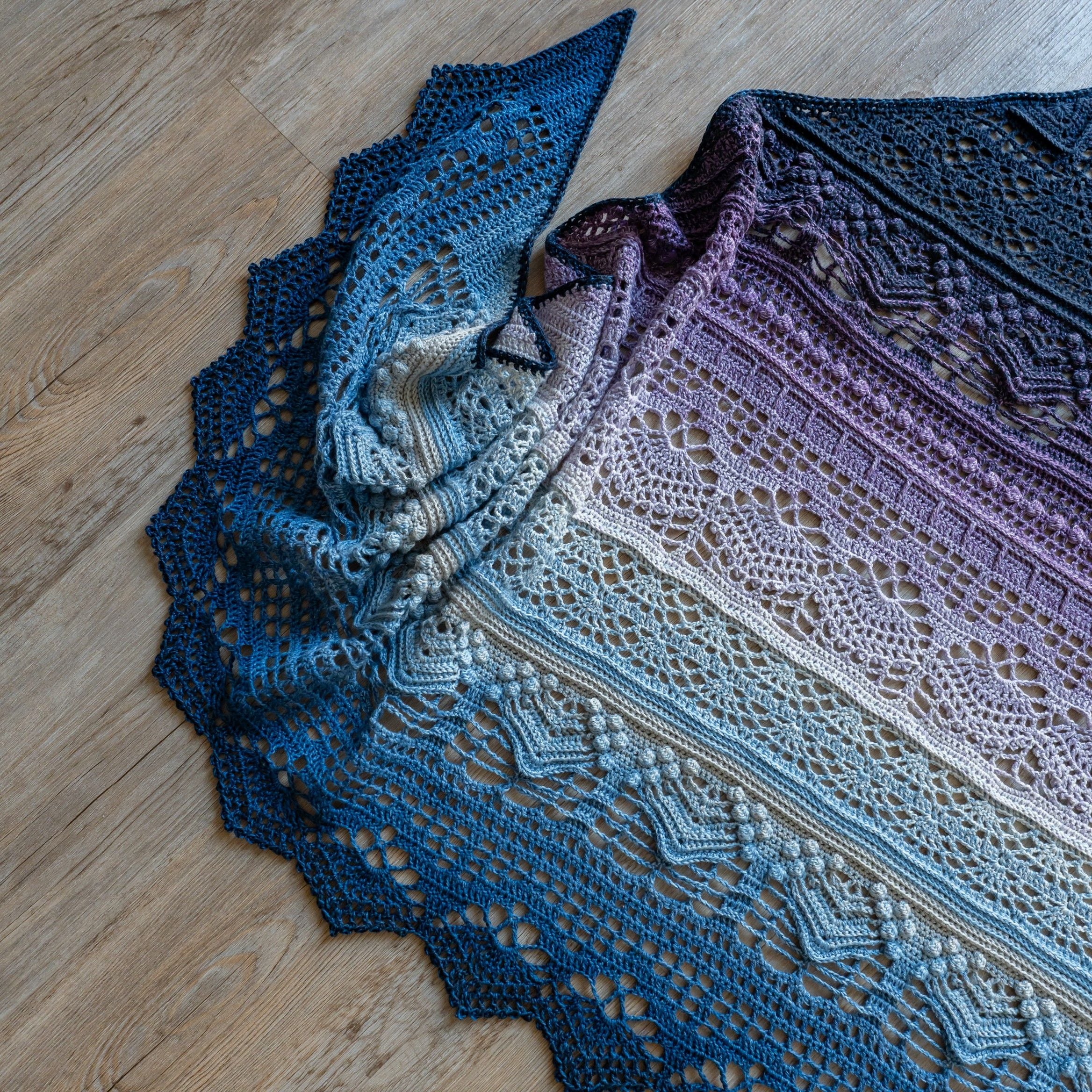 Frozen Iris - Shawl - Image 2