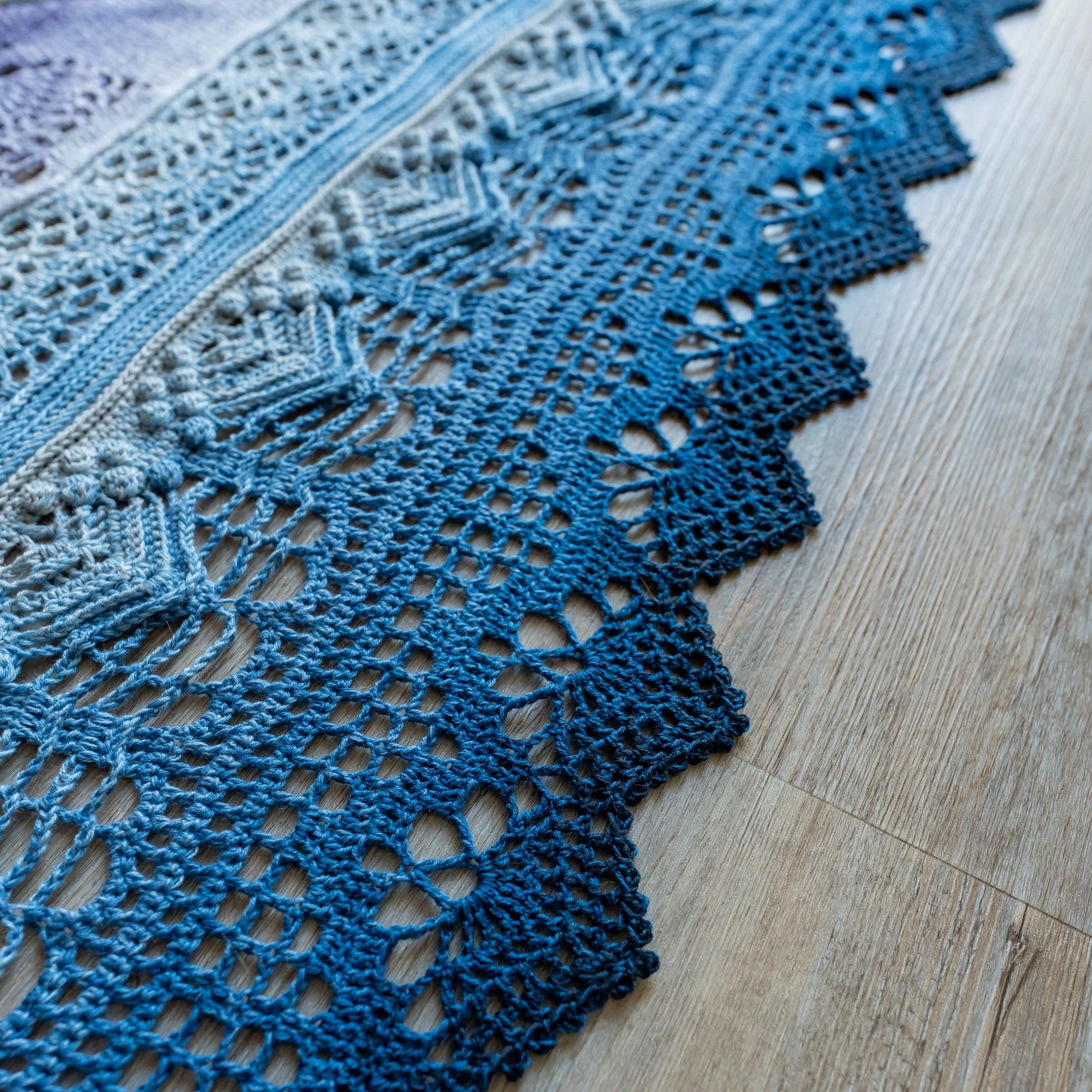 Frozen Iris - Shawl - Image 5