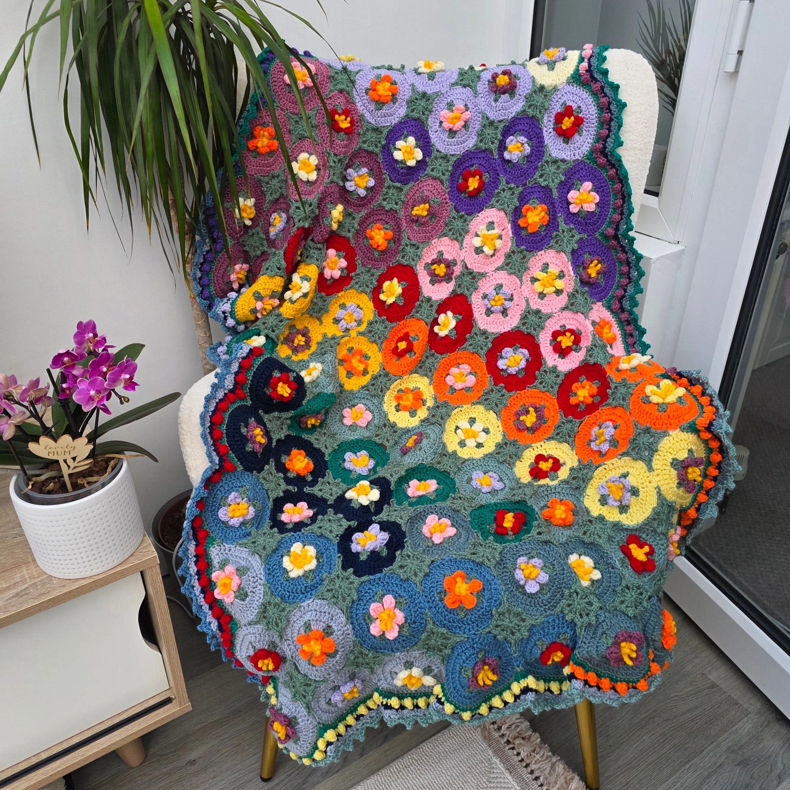 Macaroon Blossom - Blanket